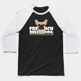 French Bulldog (Fawn)- DGBigHead Baseball T-Shirt